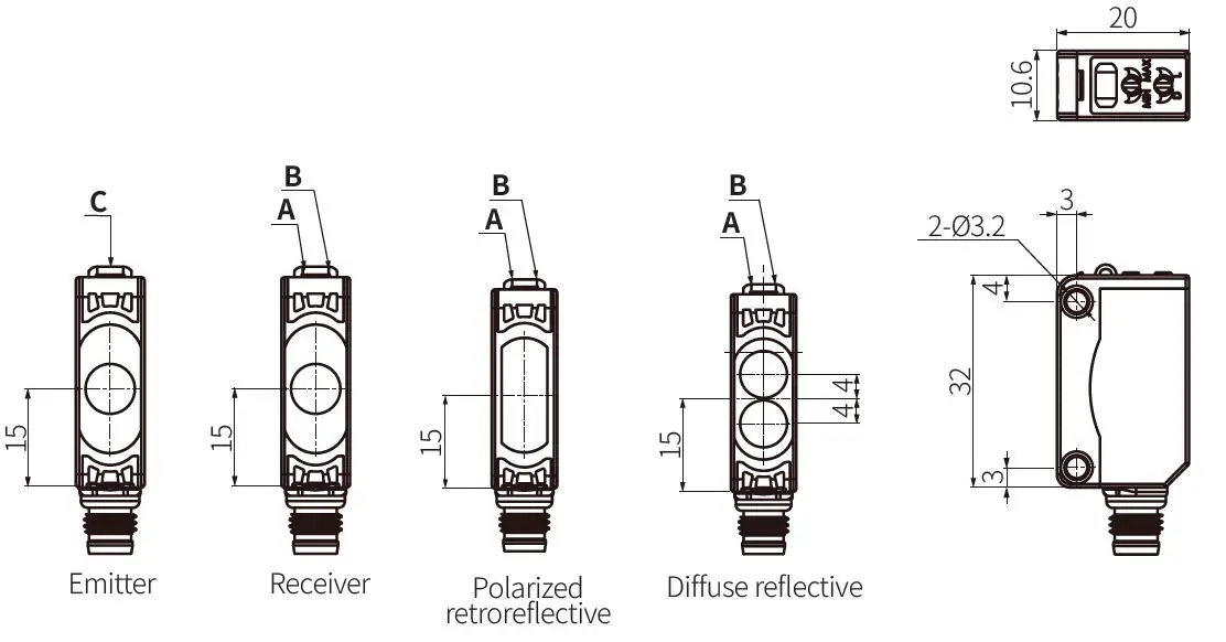 Autonics-BJ-Series-(Cable type)-Rectangular-Photoelectric-Sensor-27