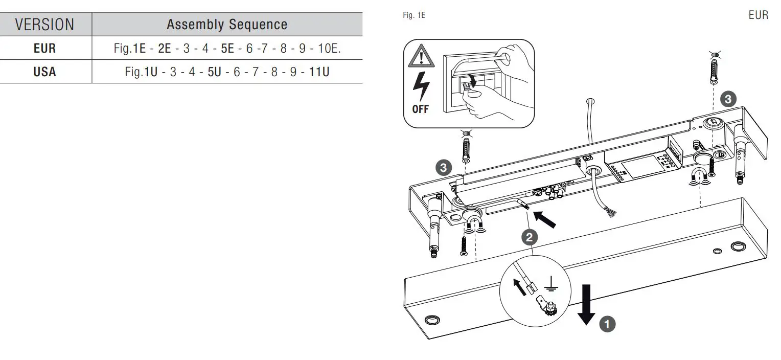 FLOS S2 ARC Almendra Suspension Lamp Instruction Manual - Fig 1