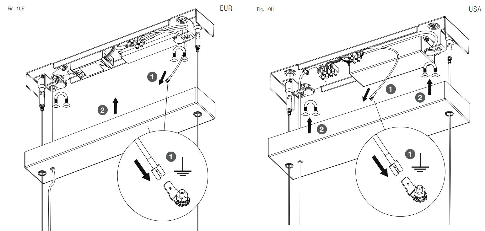 FLOS S2 ARC Almendra Suspension Lamp Instruction Manual - Fig 10