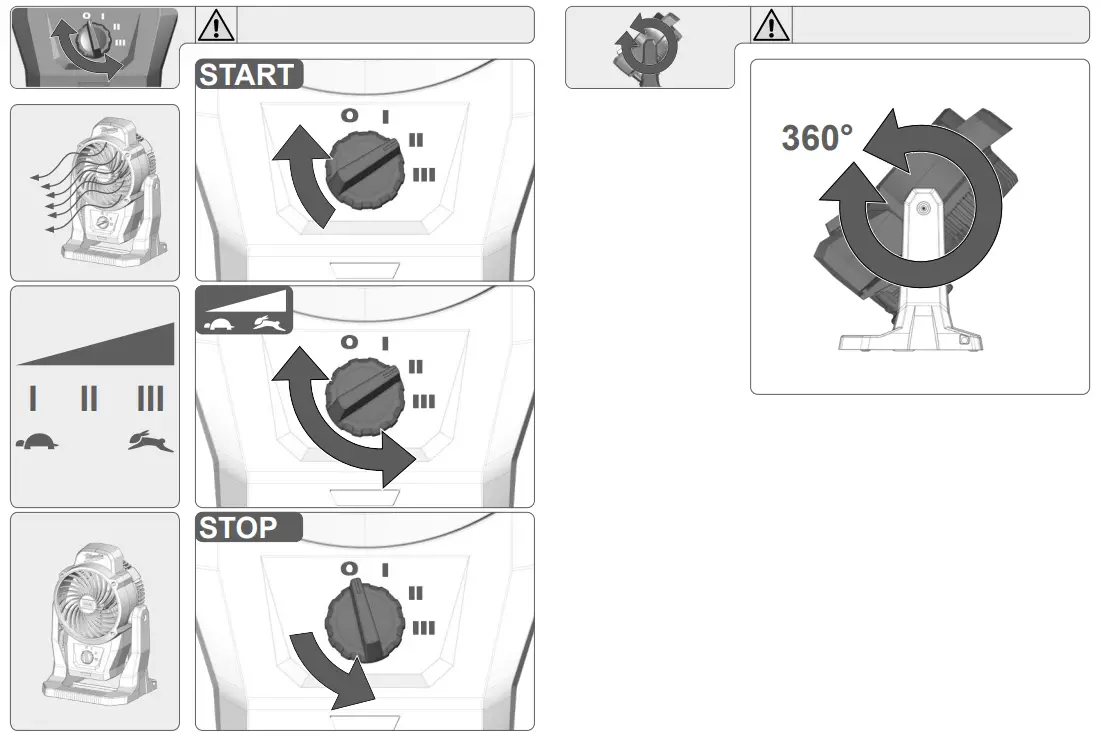 Milwaukee M12 AF 0 Mobile Fan - Fig2