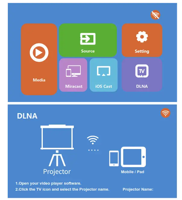 Pericat PT 01 WiFi Projector - fig 15