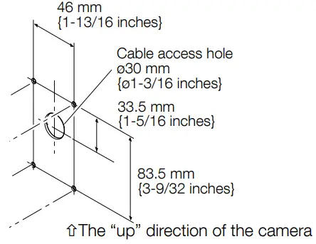 Panasonic WV-X1571LN Network Camera - mounting to a wall