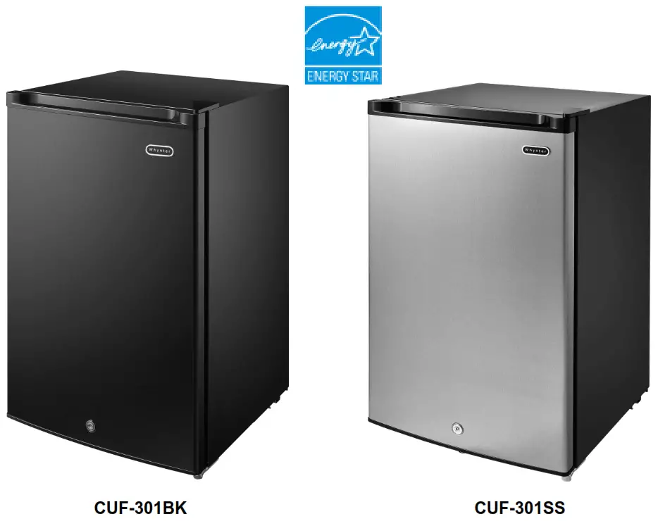 Whynter CUF 301SS Energy Star Upright Freezer with Lock