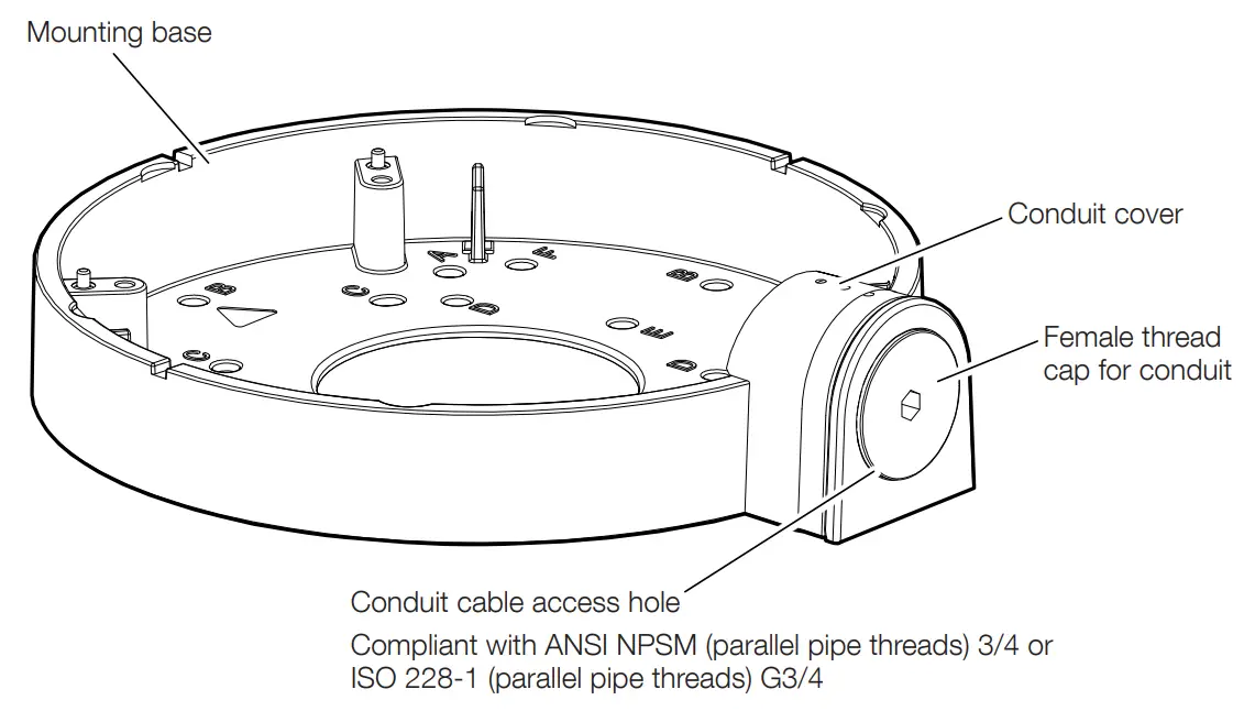 i PRO WV QJB504 Base Bracket - Parts and functions