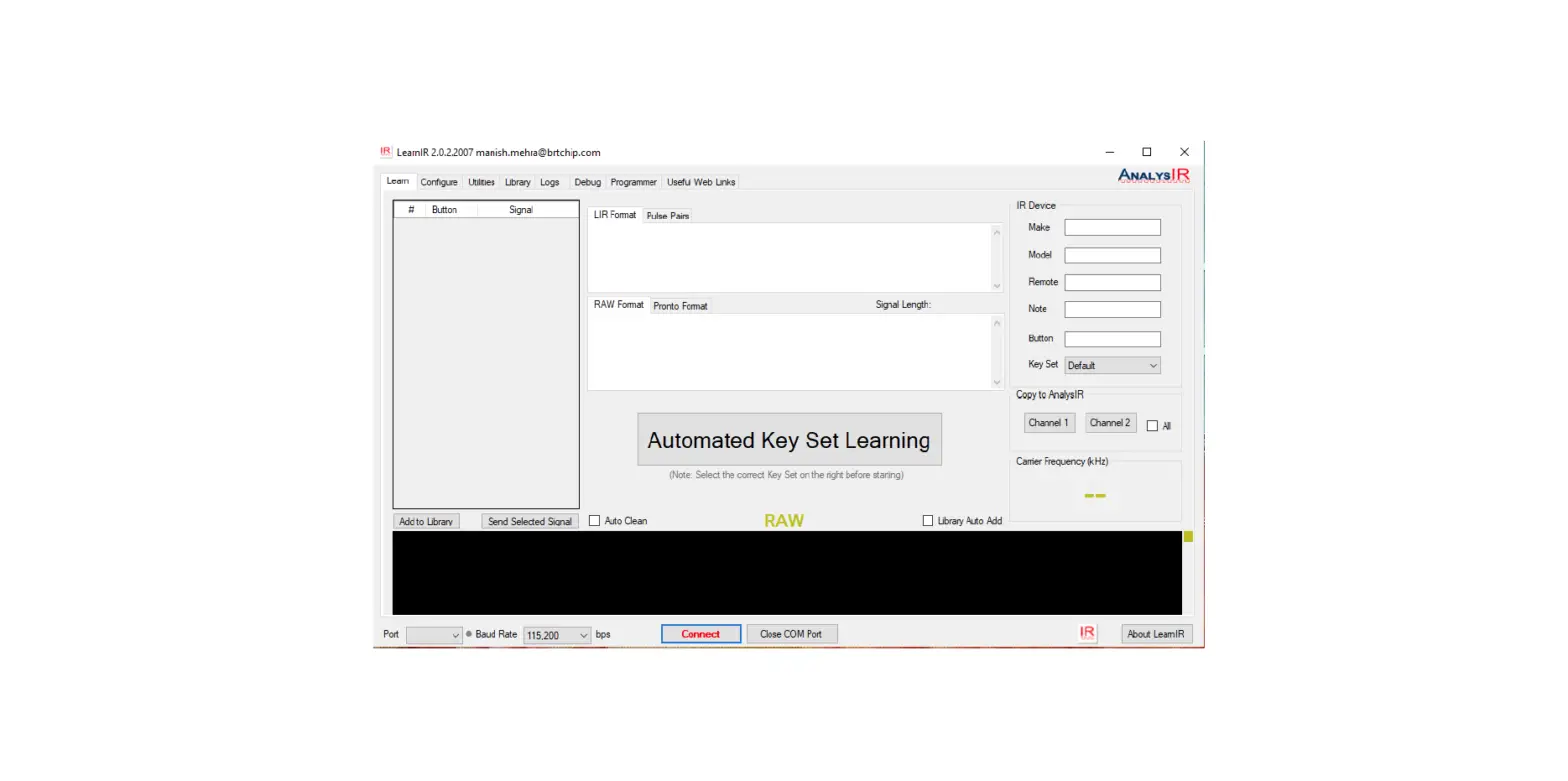 Brt Sys 1.1 Ldsu Ir Blaster Application User Guide