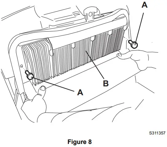 Nilfisk Terra 28B Industrial Floor Sweeper - DUST FILTER 1