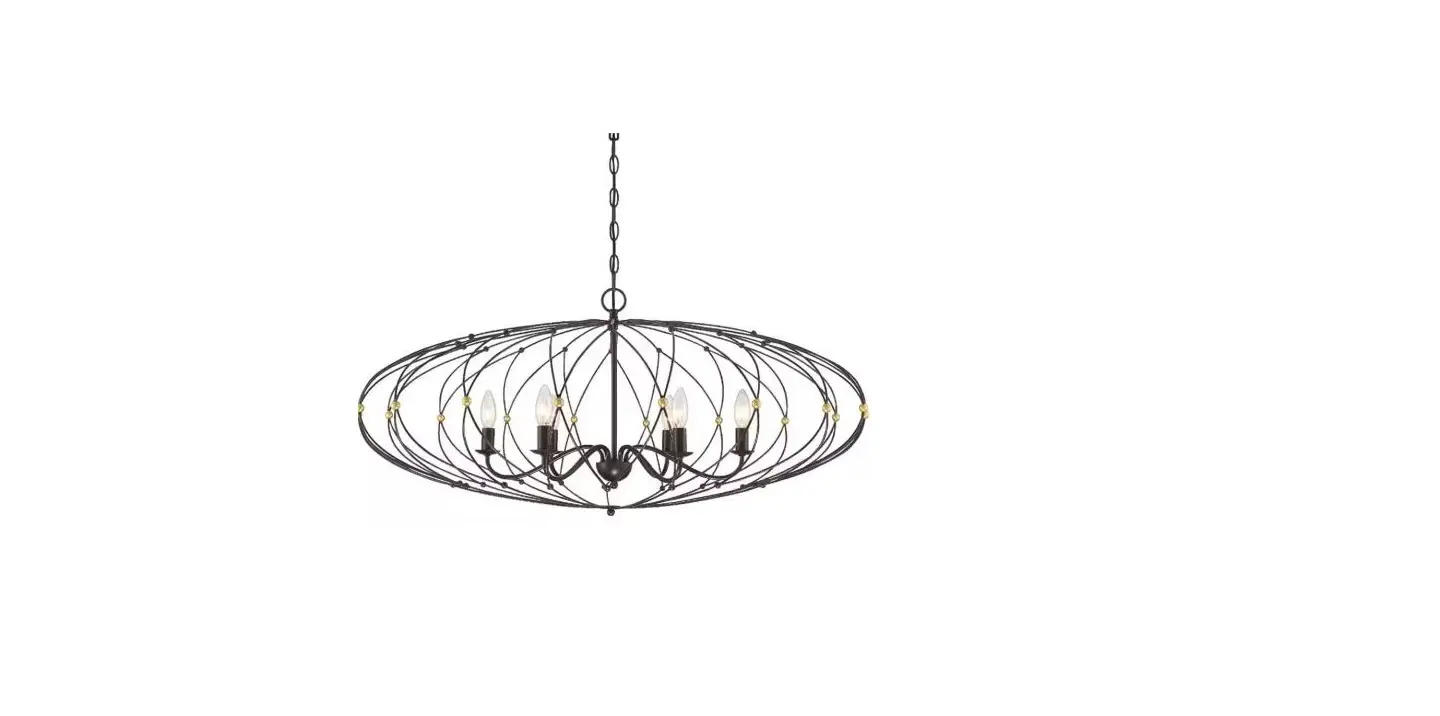 Crystorama Zuc-a9036-eb-ga Zucca 6 Light English Bronze + Antique Gold Chandelier Instruction Manual Crystorama Zuc-a9036-eb-ga Zucca 6 Light English Bronze + Antique Gold Chandelier Instruction Manual