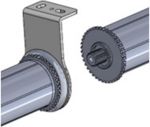 Rotate Splined Collar