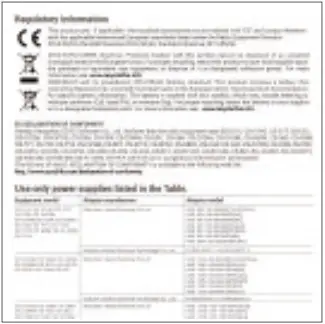 Regulatory Information