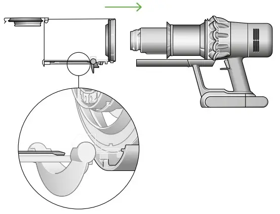 dyson V15 Detect Cordless Vacuum Cleaner - Wand 8
