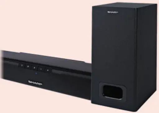 SHARP 32EA2K 32 Inch HD Ready TV - Soundbar