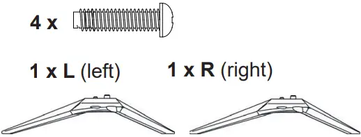 SHARP 32EA2K 32 Inch HD Ready TV - Stand