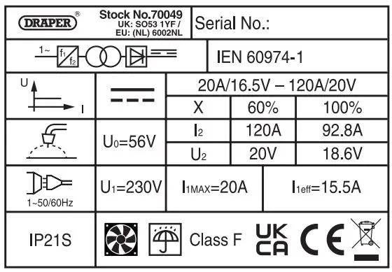 RAPER-MW120A-Gasless-120A-MIG-Inverter-Multi-Welder-fig 5