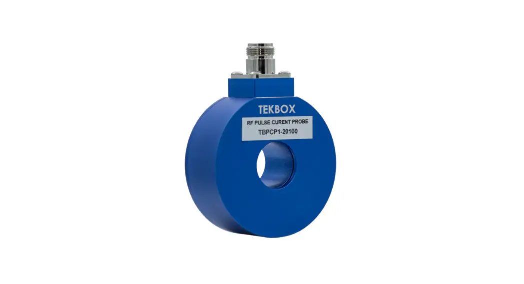 Tekbox Tbpcp1-20100 Rf Pulse Current Monitoring Probe Owner's Manual Tekbox Tbpcp1-20100 Rf Pulse Current Monitoring Probe Owner's Manual