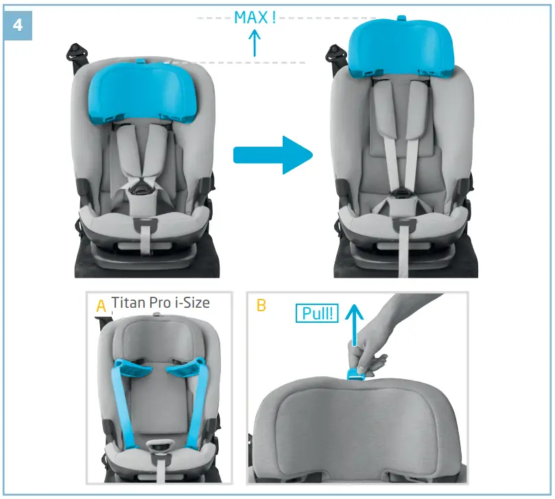 MAXI-COSI Titan Pro i-Size Premium Reclining Car Seat with Airprotect - Figure 11