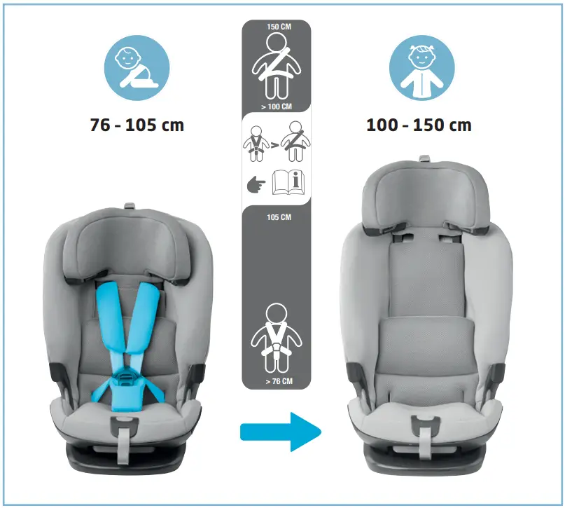MAXI-COSI Titan Pro i-Size Premium Reclining Car Seat with Airprotect - Figure 13