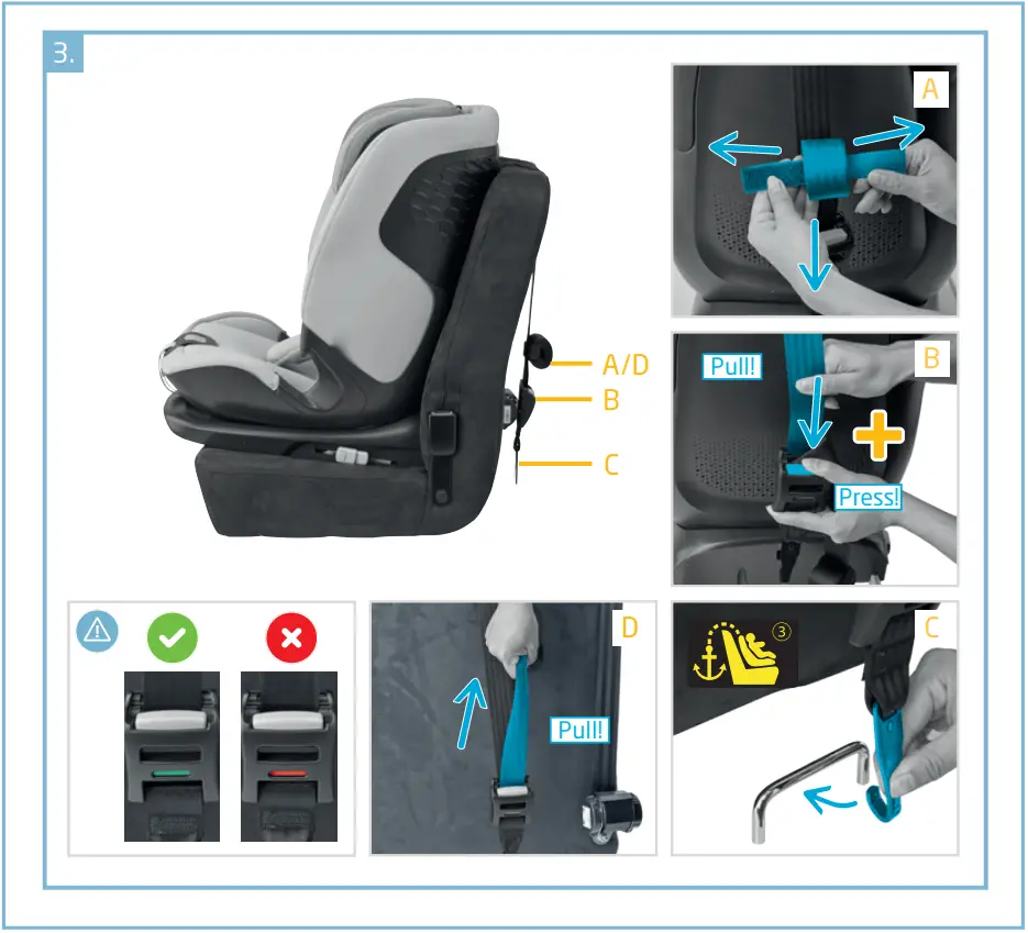 MAXI-COSI Titan Pro i-Size Premium Reclining Car Seat with Airprotect - Figure 3