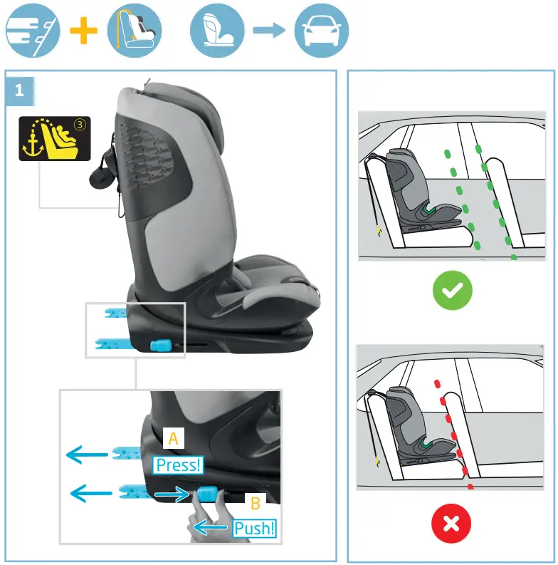 MAXI-COSI Titan Pro i-Size Premium Reclining Car Seat with Airprotect - Figure 4