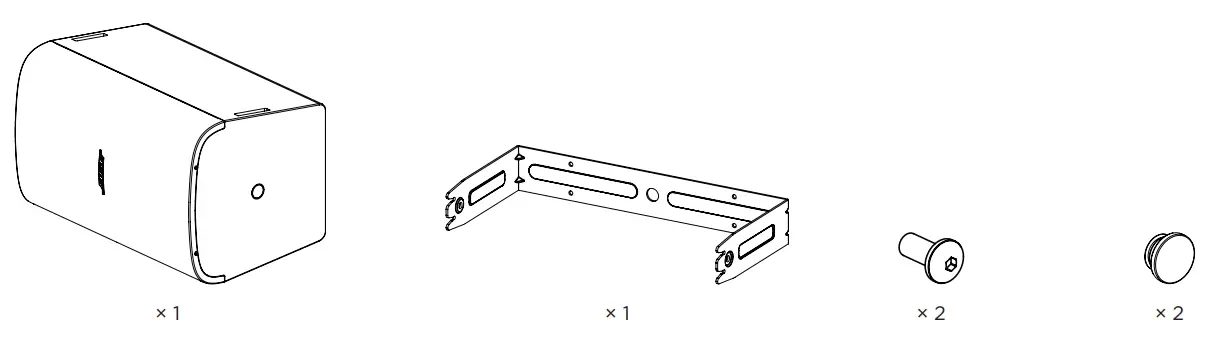 BOSE DesignMax DM10S SUB Surface-Mount Subwoofer - Contents