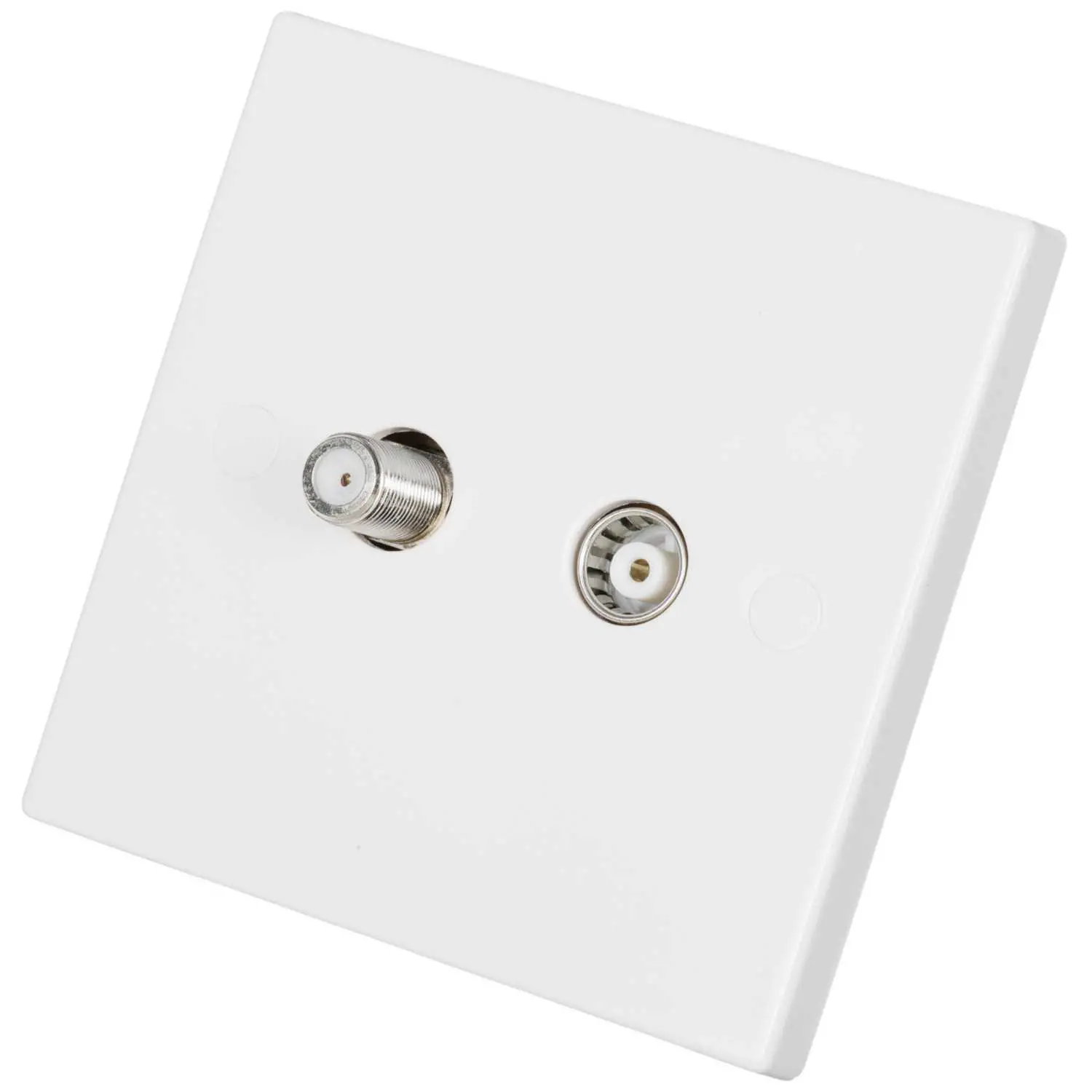 BG ELECTRICAL NXSCXIL Screened TV FM Co-Axial and Satellite Socket Outlet