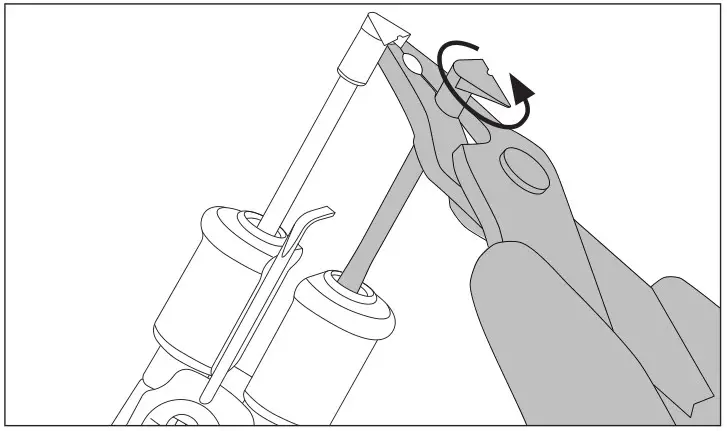 JBC WSB High-Temperature Wire Stripper Station - Align cartridges with JBC pliers