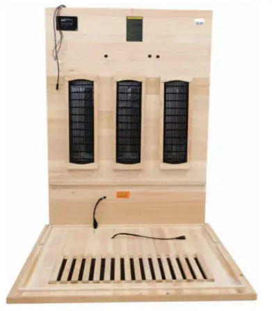 Hornbach SB10090 Infrared Sauna Malmö - Fioor Panel