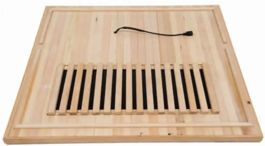 Hornbach SB10090 Infrared Sauna Malmö - Fioor hetar