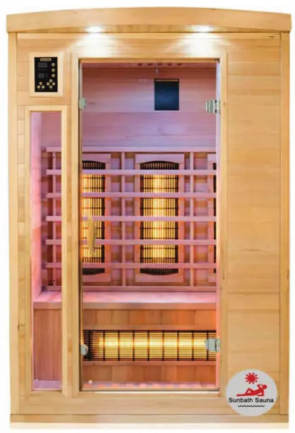Hornbach SB10090 Infrared Sauna Malmö - glass door2