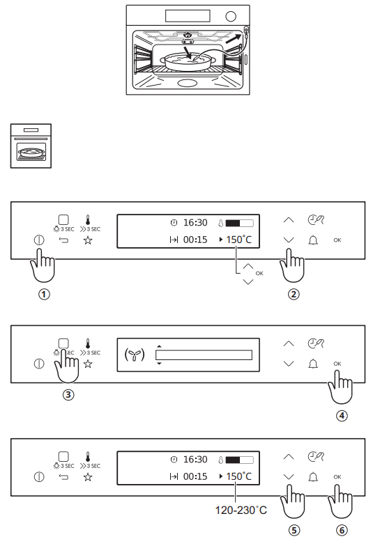 IKEA KULINARISK 304.168.23 Forced Air Oven with Steam Function - Fig3