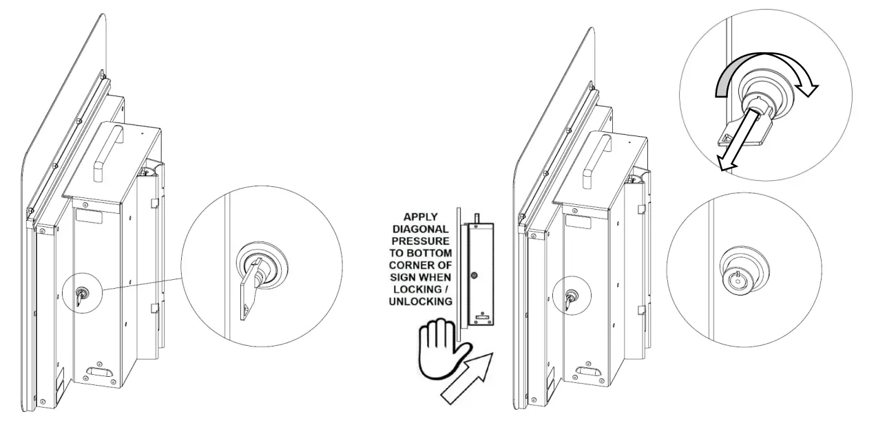 carmanah SPEEDCHECK-12 12-Inch Radar Speed Signs - removed