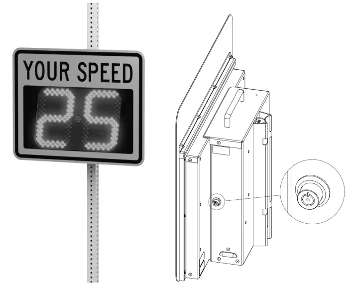 carmanah SPEEDCHECK-12 12-Inch Radar Speed Signs