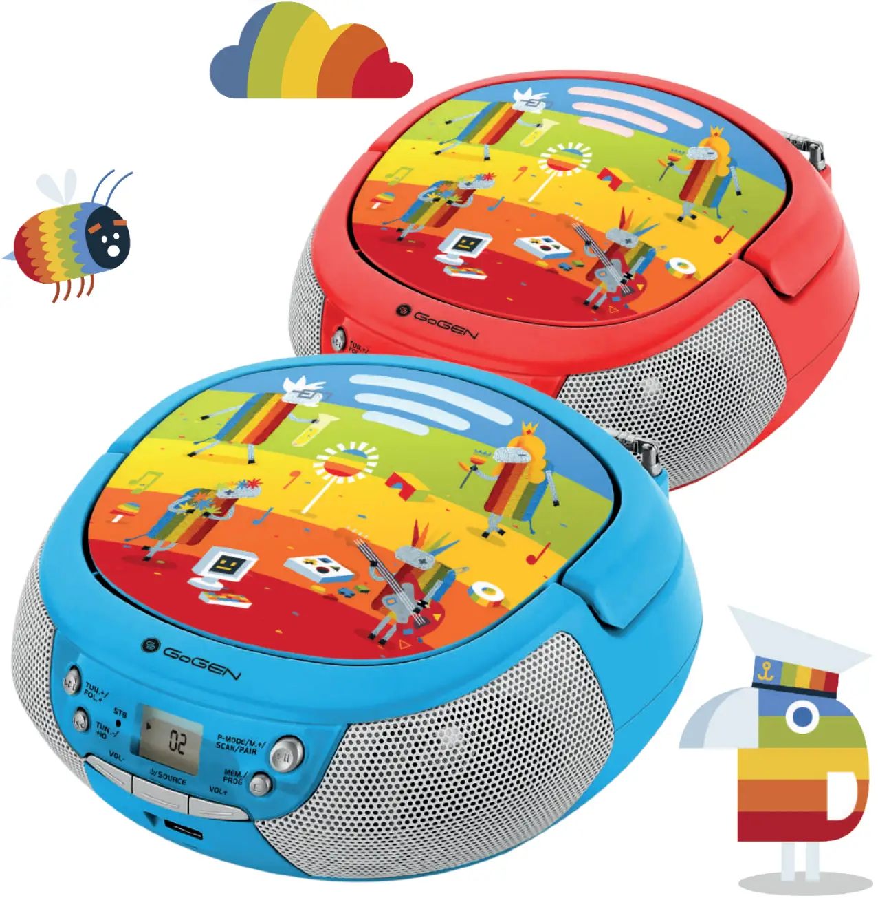 GoGEN PREHRAVAC Maxi Karaoke CD Player