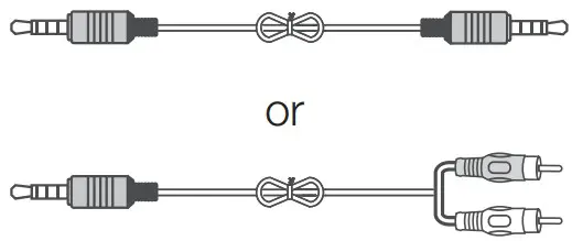 TCL S210W 2 1 Channel Sound Bar with Dolby Audio - Cables