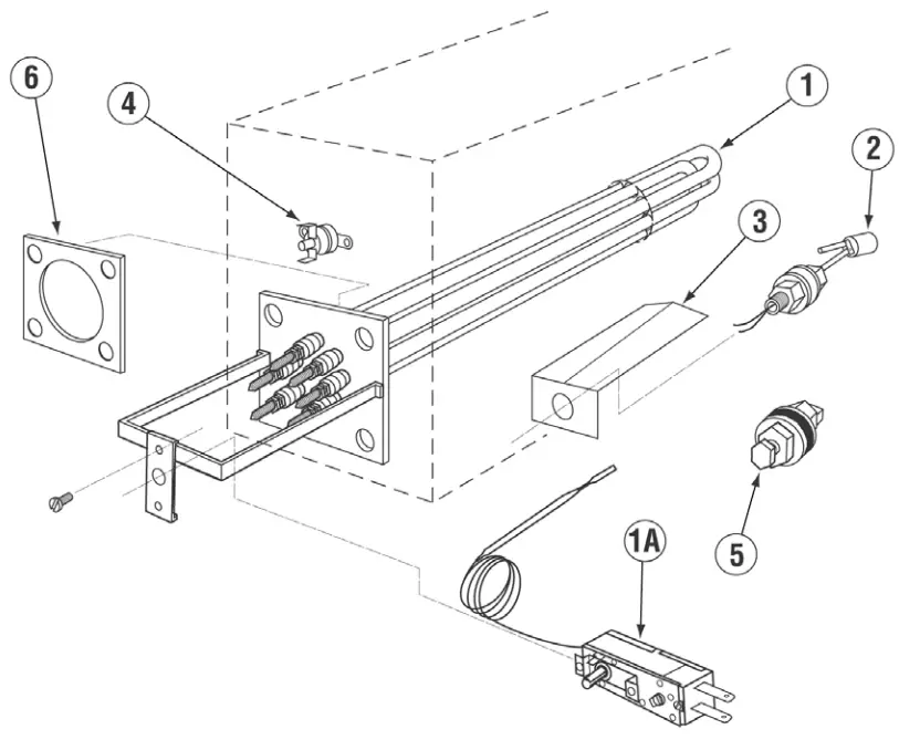 CMA DISHMACHINES CMA 180 Single Rack High Temperature - Old Wash Tank Heater