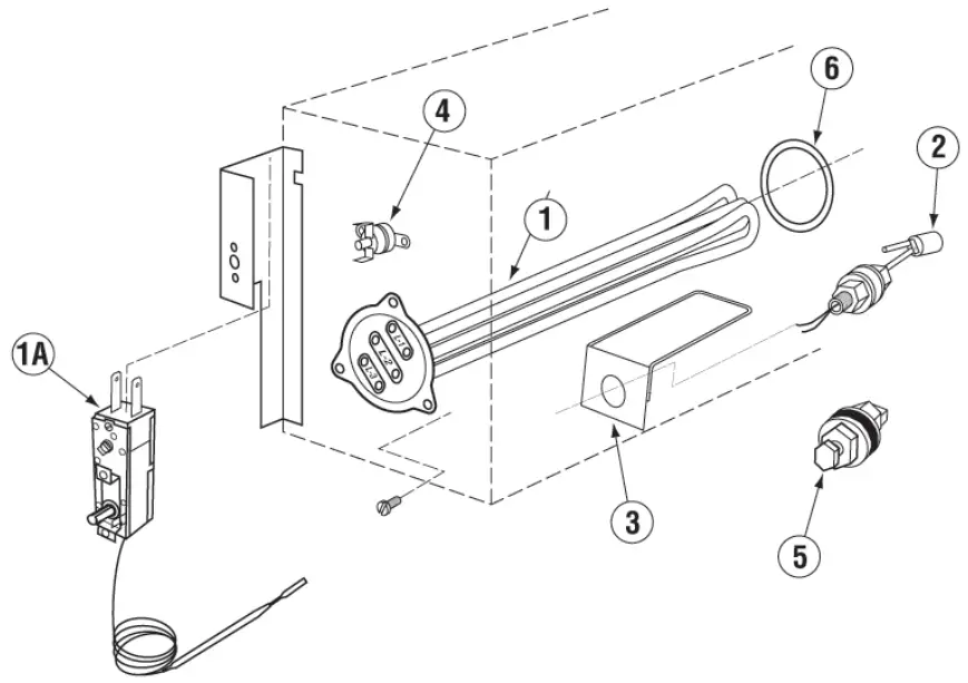 CMA DISHMACHINES CMA 180 Single Rack High Temperature - Wash Tank Heater