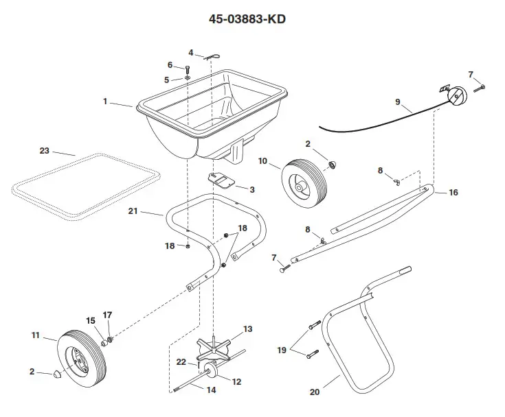 Agri Fab 45 0388 Push Broadcast Spreader - icon