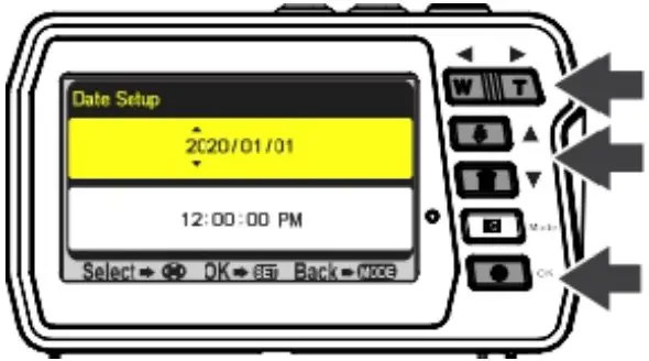 DATE AND TIME SETTING