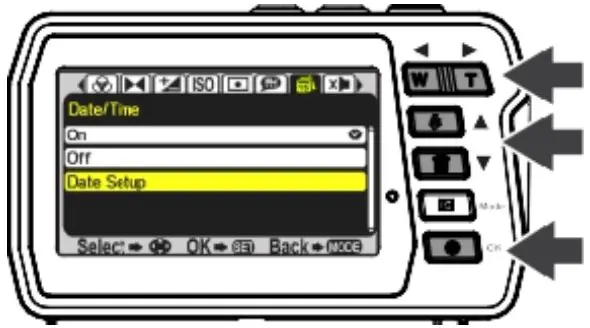 DATE AND TIME SETTING