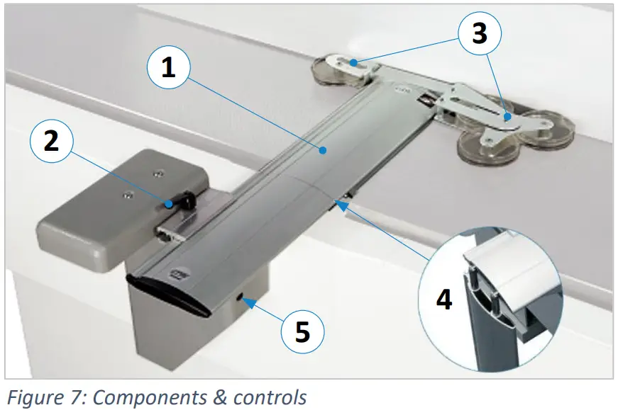 HOKUBEMA Maschinenbau GmbH TX MATIC Planer Bridge Guard - Components
