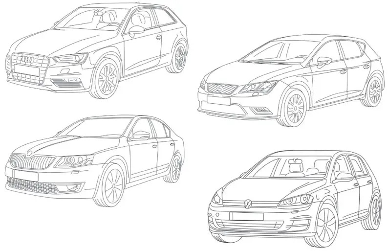 BOSCH 1987 432 543 Pollen or Cabin Filter - Figure 1