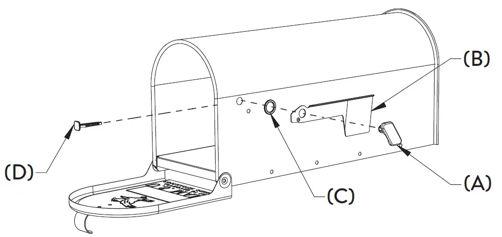 ARCHITECTURAL-MAILBOXES-RF00R06AM-Mailbox-Flag-Kit-2