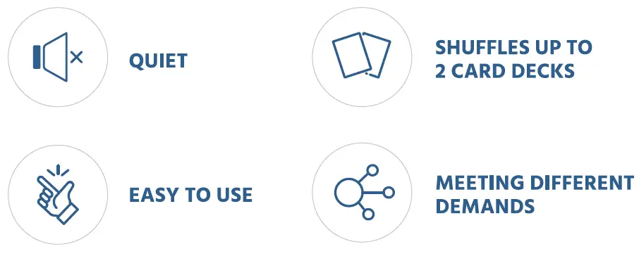 UNCOMMON CARRY Nileole 2 Decks Automatic Card Shuffler-fig-1