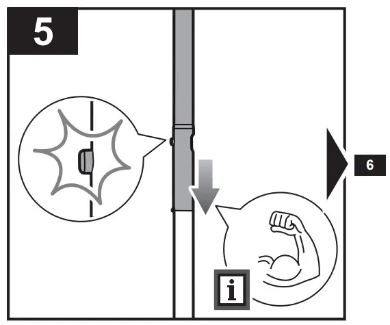 Push the upper drive