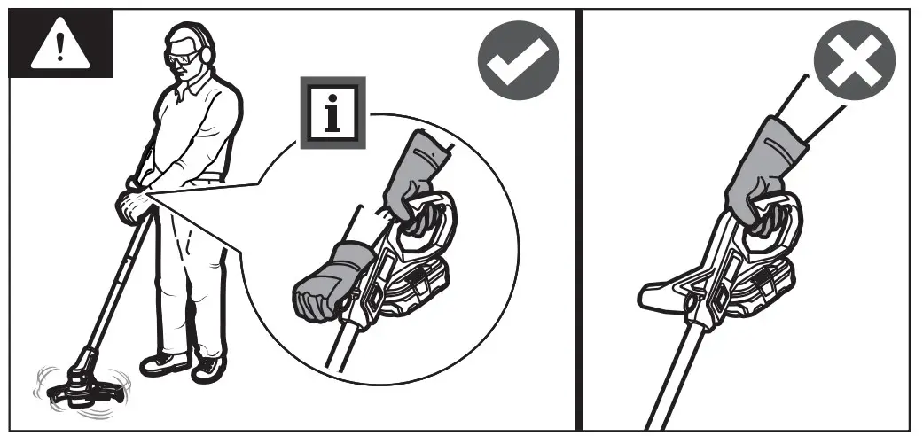 OPERATING THE TRIMMER