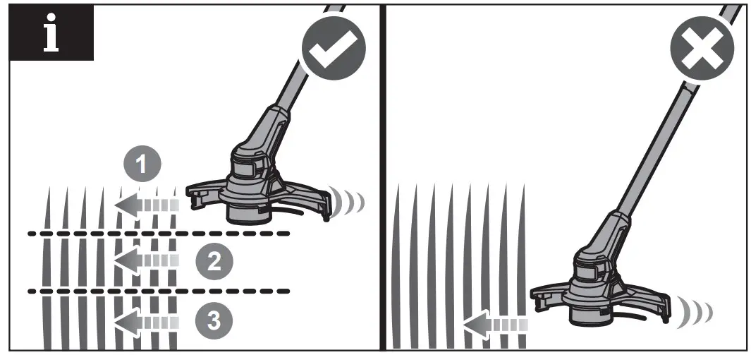 OPERATING THE TRIMMER