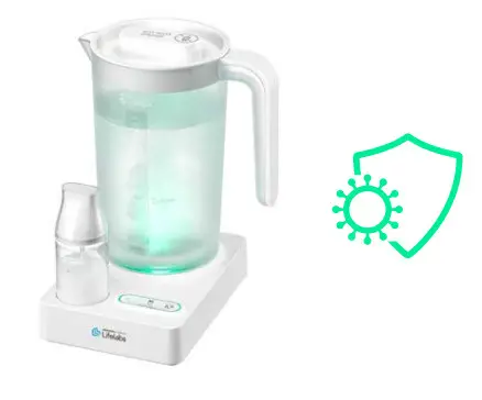 DH Lifelabs Aaira Surface Multi-Purpose Cleaning and Disinfecting System - process