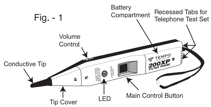 TEMPO 200XP Filtered Tone Probes - fig 1