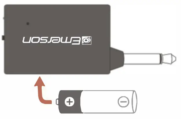 Emerson EAM 9001 Wireless Microphone System - battery