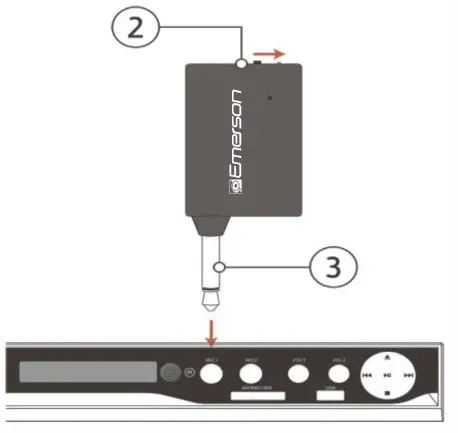 Emerson EAM 9001 Wireless Microphone System - fig 2