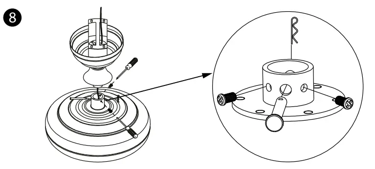 Riga D96 DC CCT 2200LM Bronze Wood Blade DC Ceiling Fan and Remote Control - Fig20